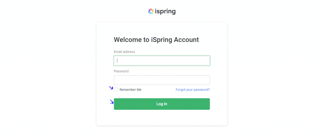 إنشاء حساب على iSpring Market
