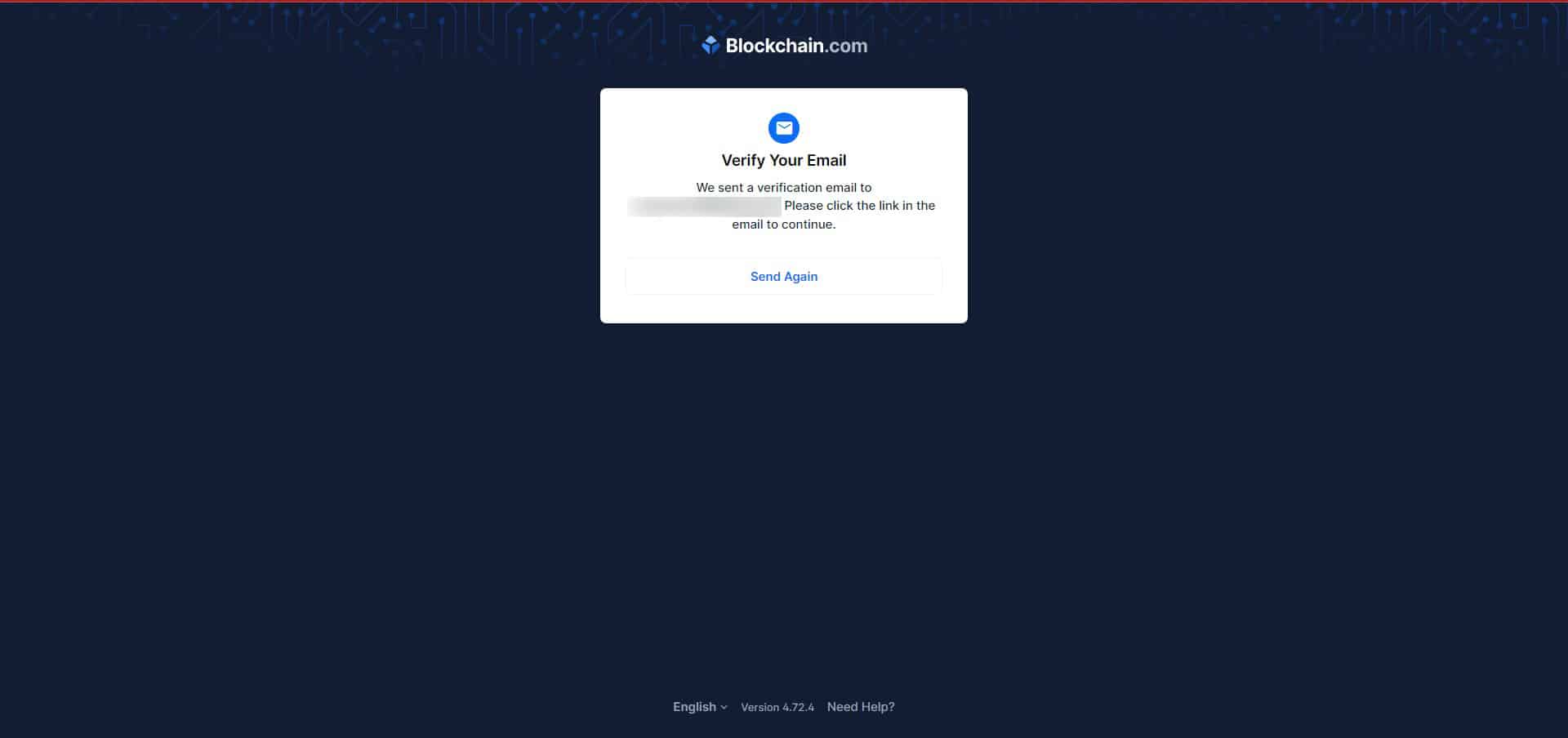 الآن انتقل إلى البريد الإلكتروني الخاص بك وقم بتأكيد البريد الإلكتروني