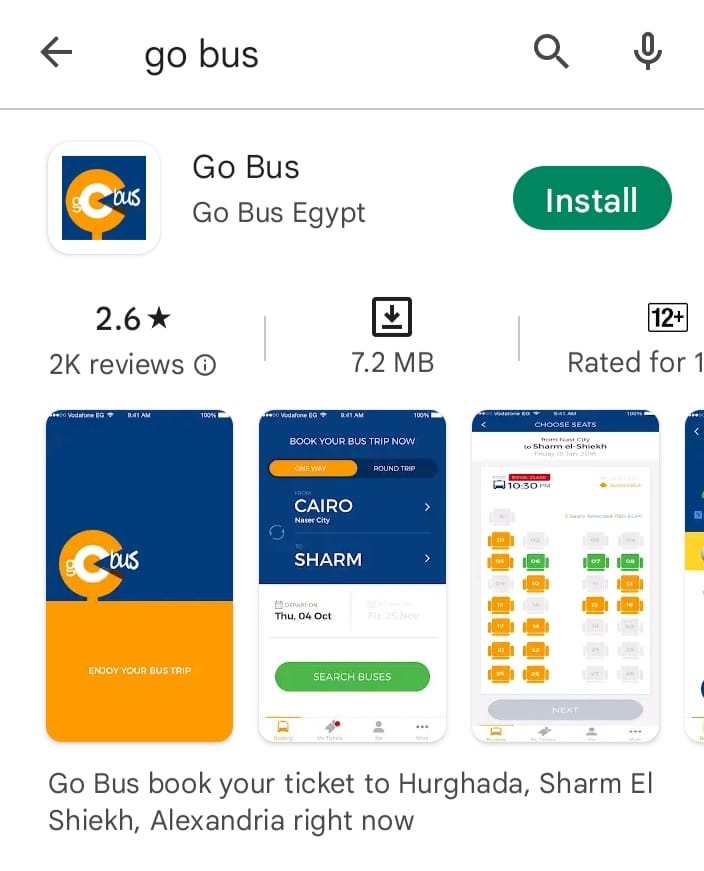 خطوات إنشاء حساب على go bus