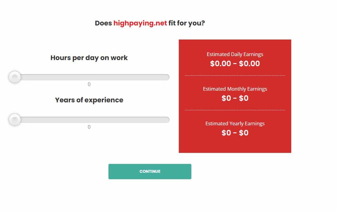 خطوات إنشاء حساب على high paying