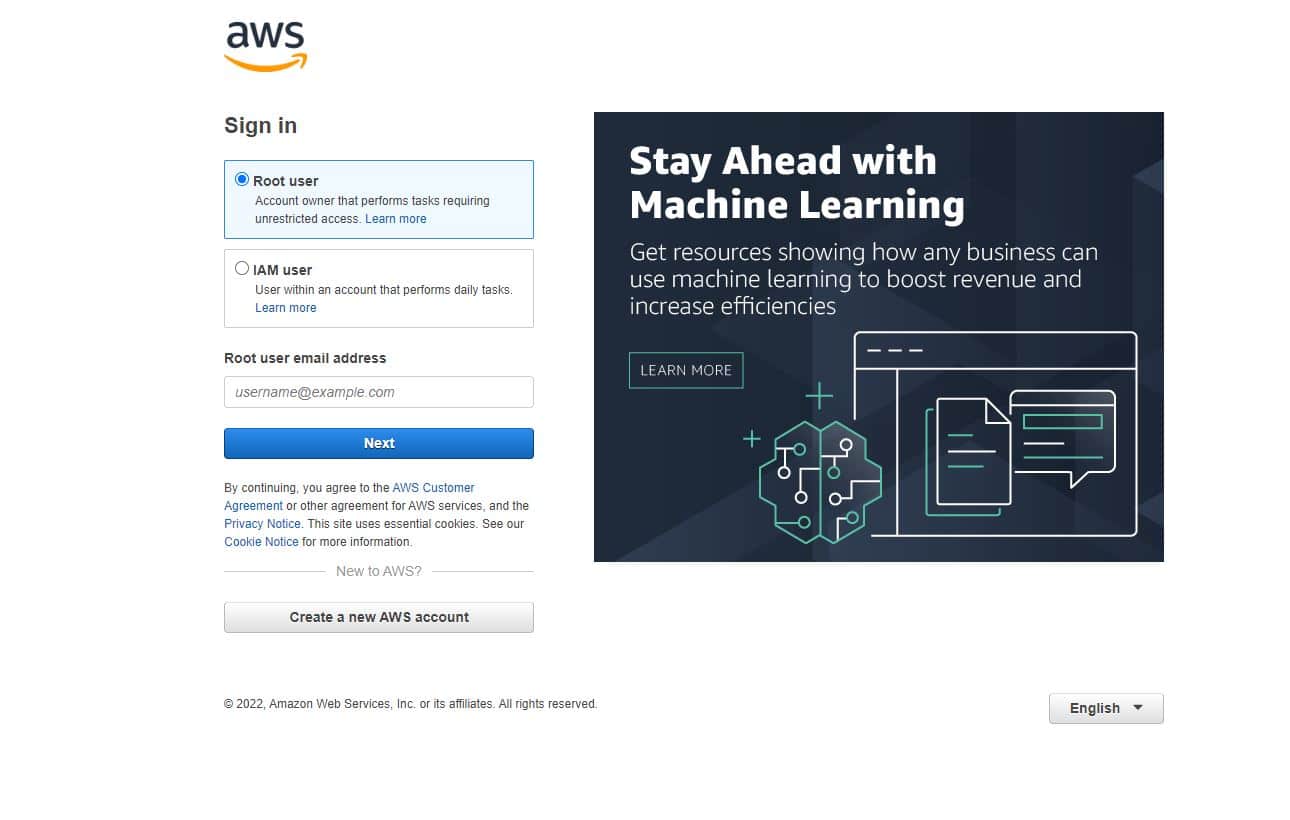 خطوات إنشاء حساب على amazon workdocs