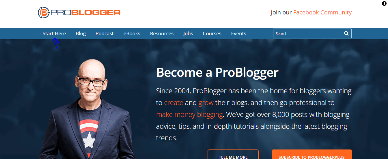 إنشاء حساب على موقع بروبلوجر Problogger 