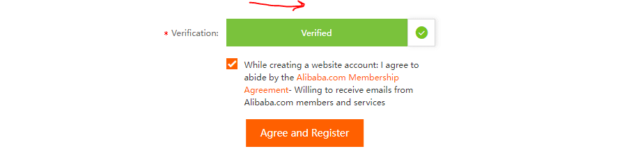 إنشاء حساب Alibaba