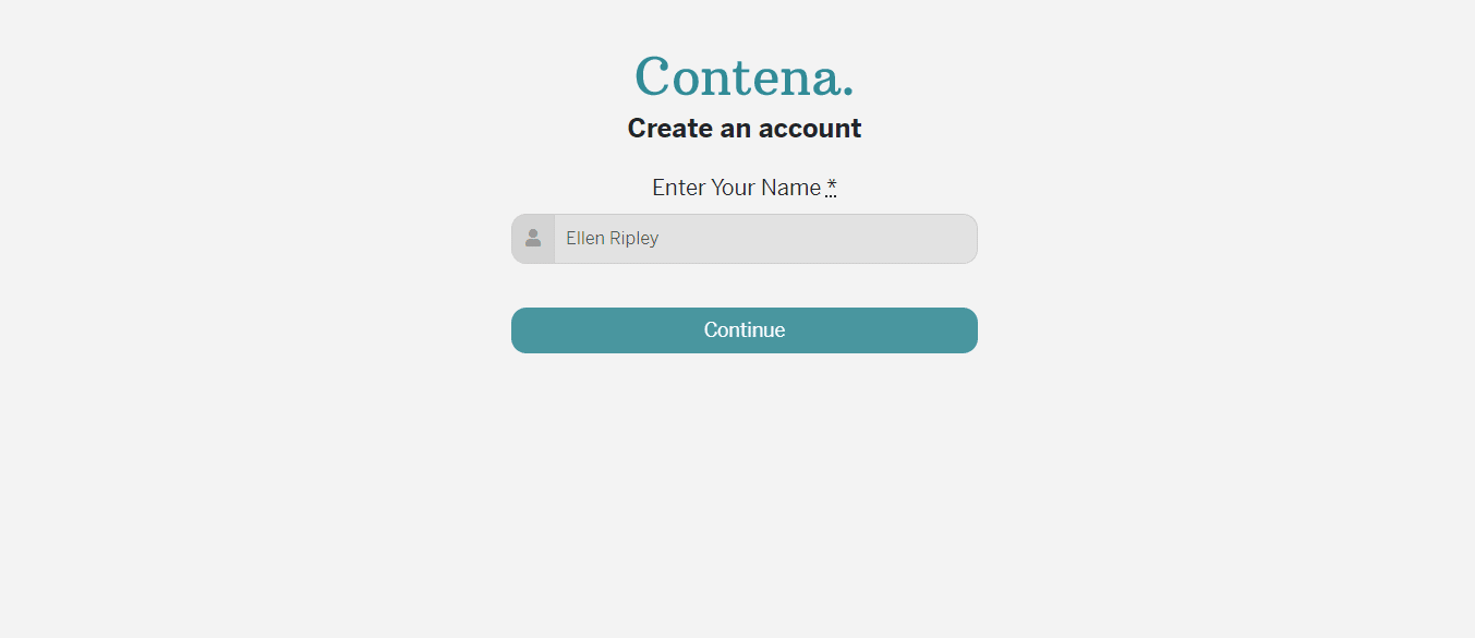 إنشاء حساب على موقع Contenta