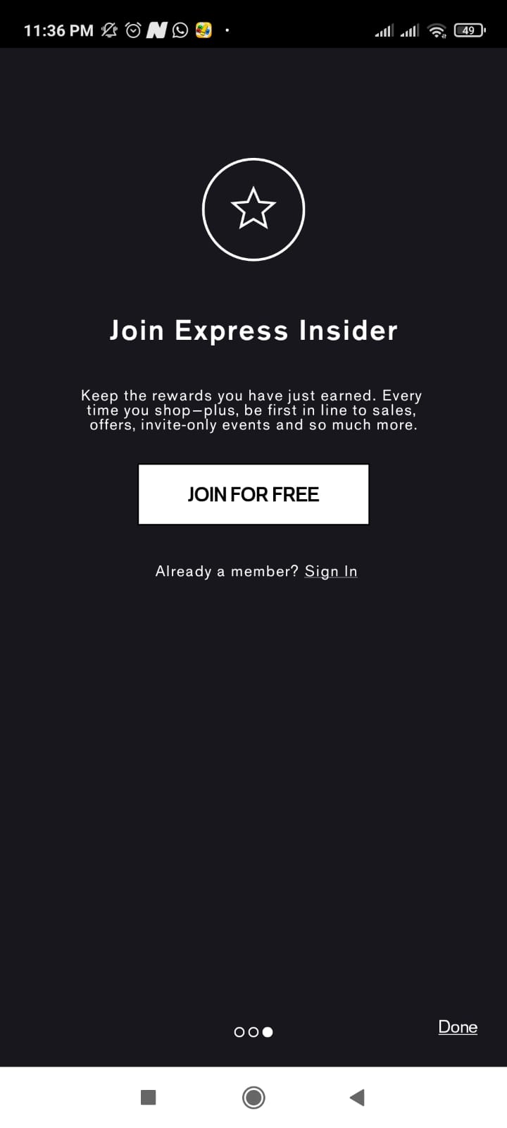 خطوات إنشاء حساب على Express