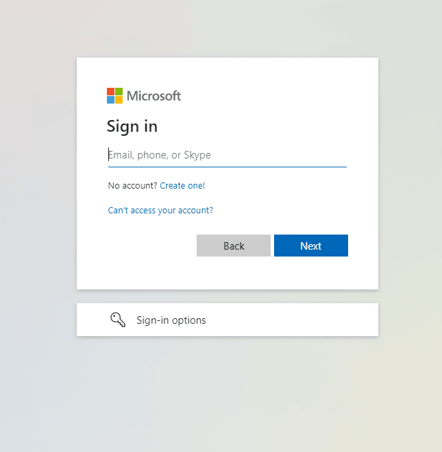 خطوات إنشاء حساب على microsoft word