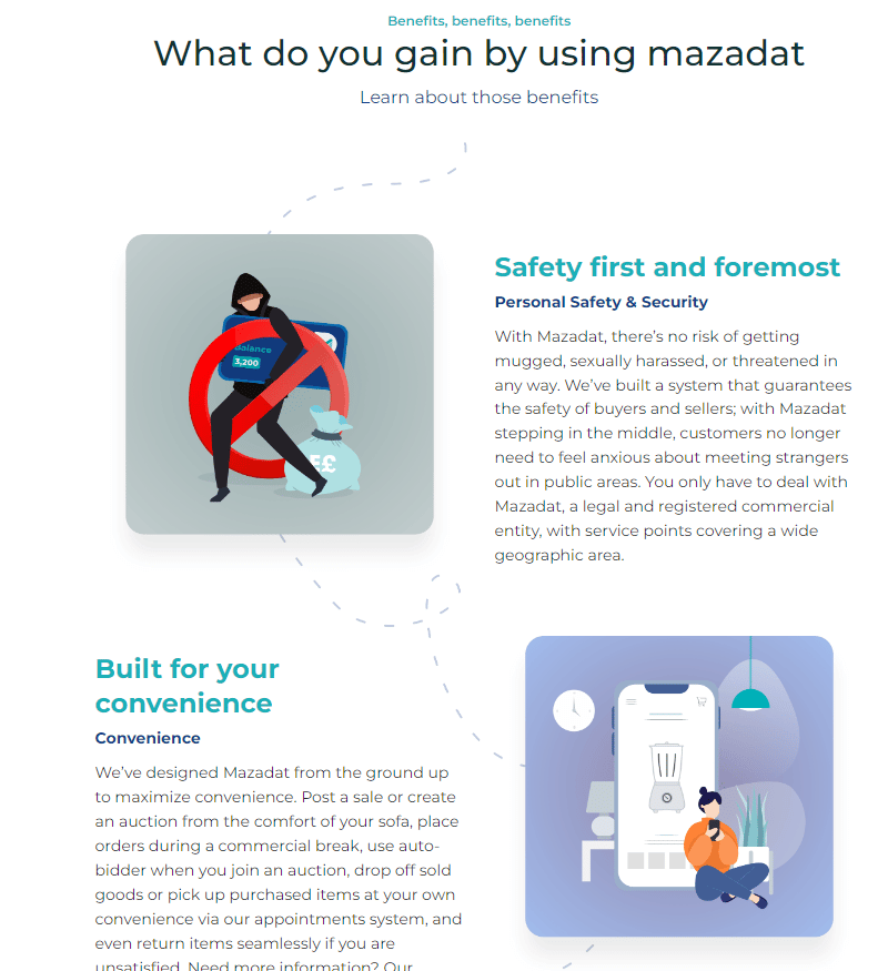 خطوات إنشاء حساب على mazadat