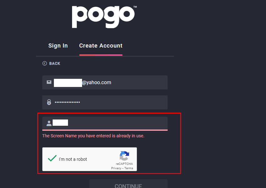 خطوات إنشاء حساب على Pogo