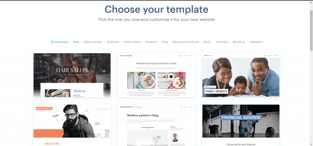 إنشاء موقع ويب webnode