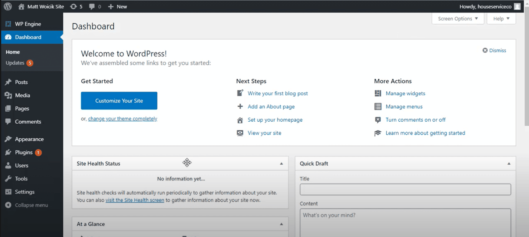إنشاء موقع ويب عبر WPEngine
