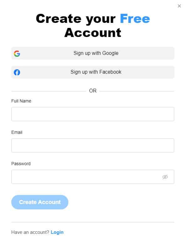 خطوات إنشاء حساب على invideo