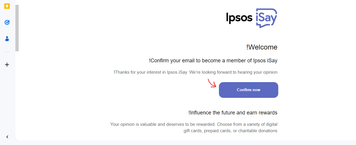 إنشاء حساب على ipsosisay