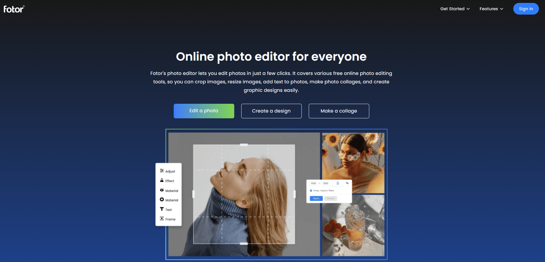 خطوات إنشاء حساب على fotor photo editor