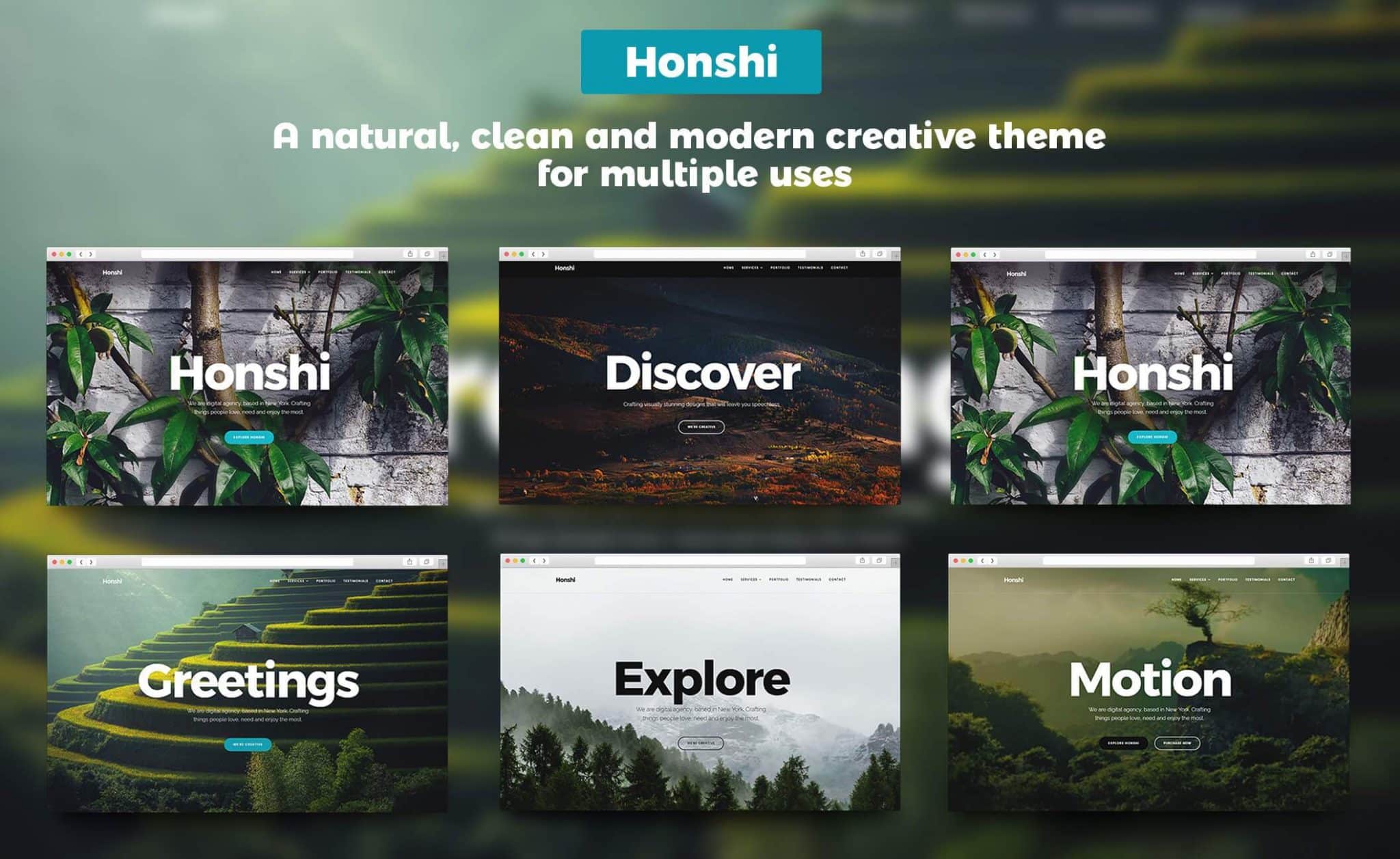 قالب ووردبريس Honshi
