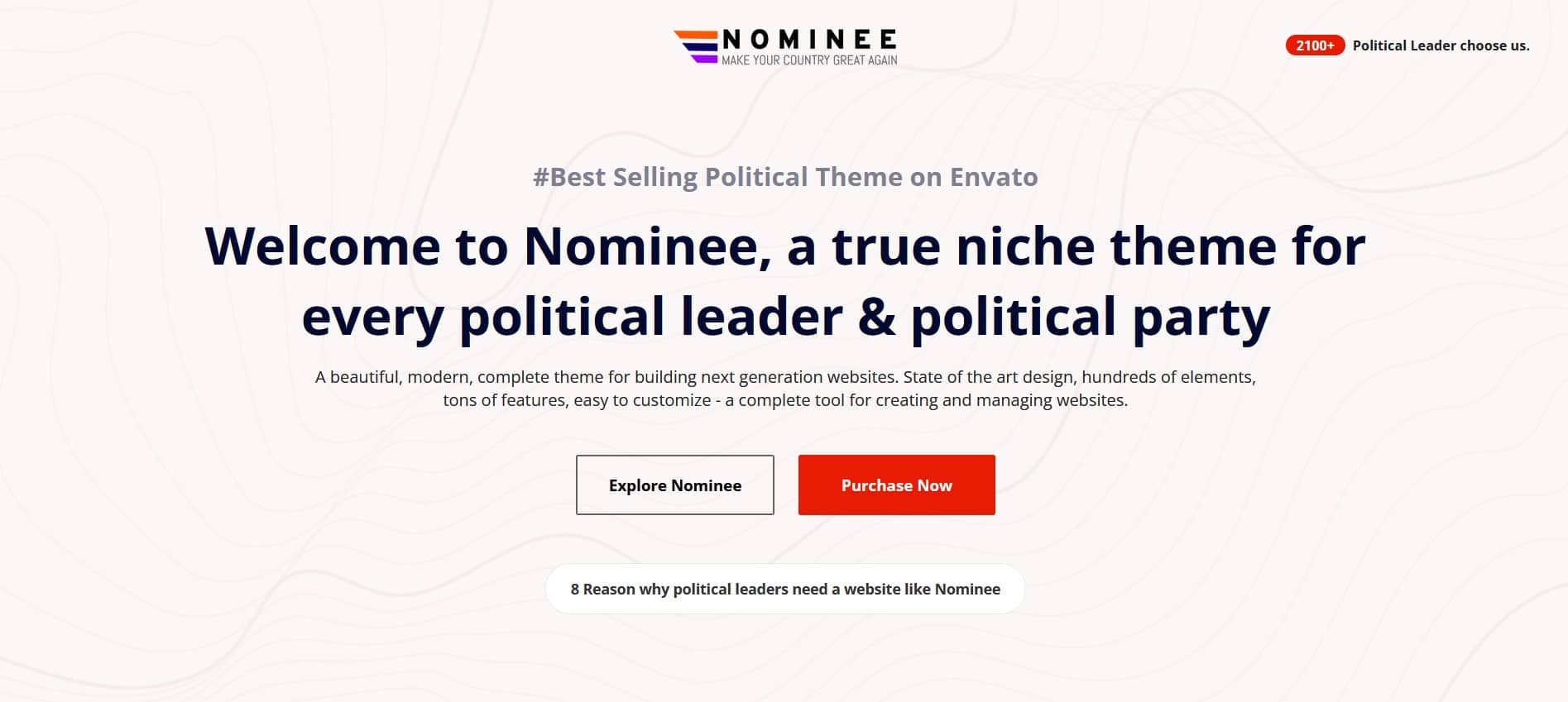 قالب ووردبريس Nominee