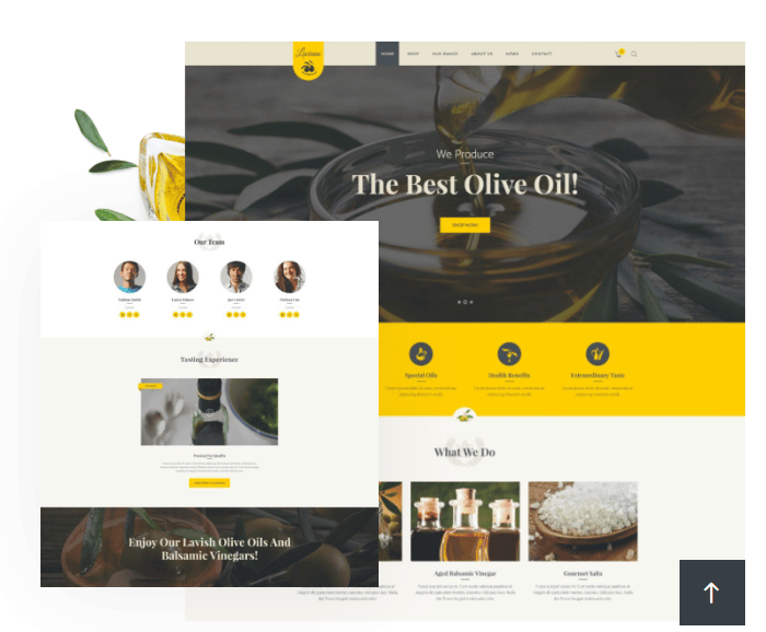 قالب ووردبريس Olive Oil