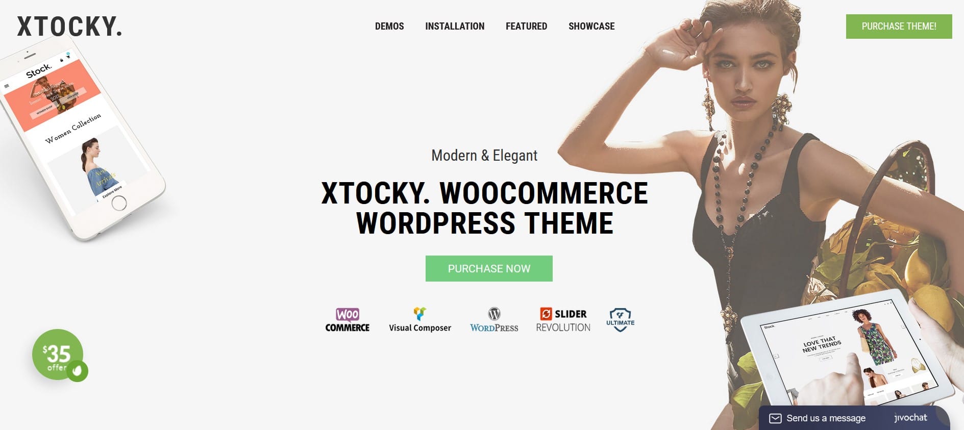 قالب ووردبريس Xtocky