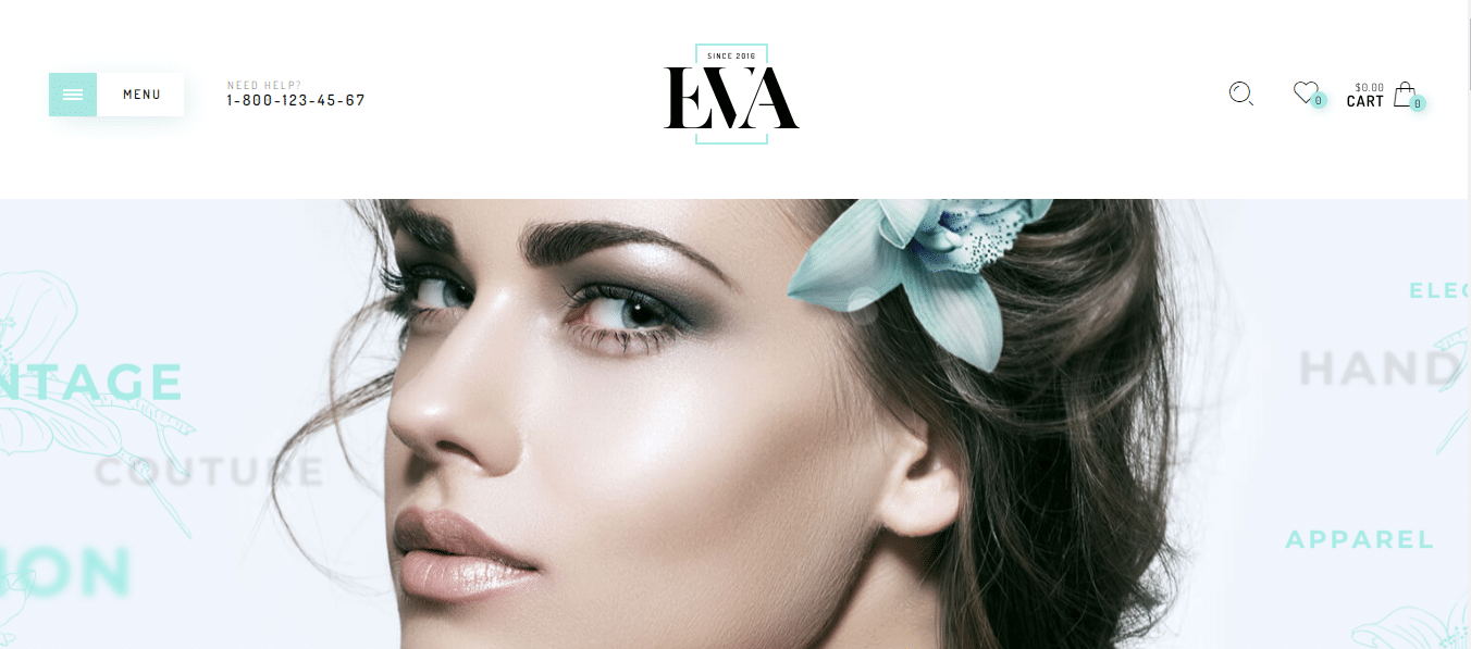 قالب ووردبريس Eva للأزياء
