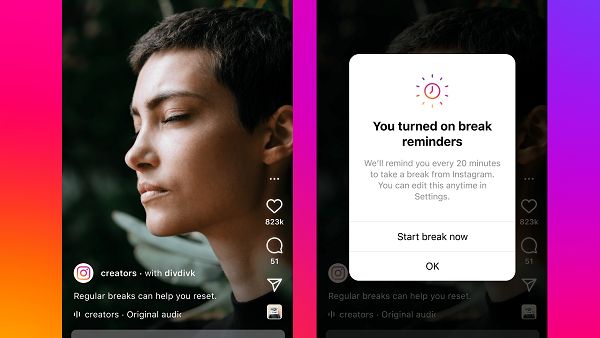 يضيف Instagram مطالبات جديدة لتقليل الآثار الضارة