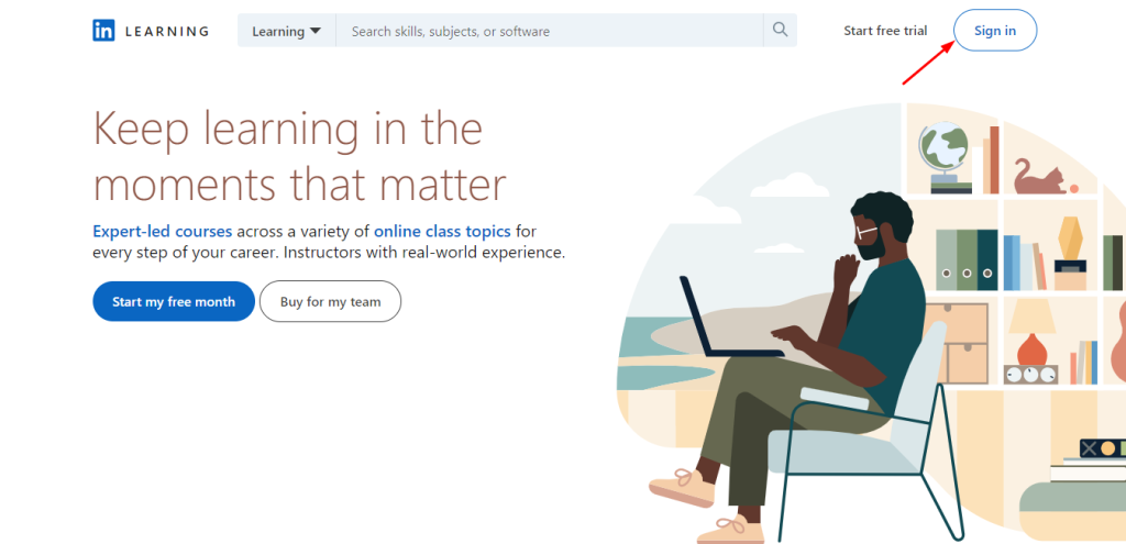 خطوات إنشاء حساب على لينكد إن ليرننج Linkedin Learning