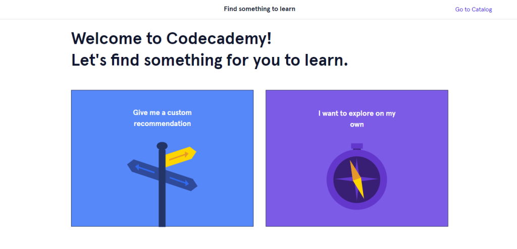 خطوات إنشاء حساب على كود اكاديمي Codecademy
